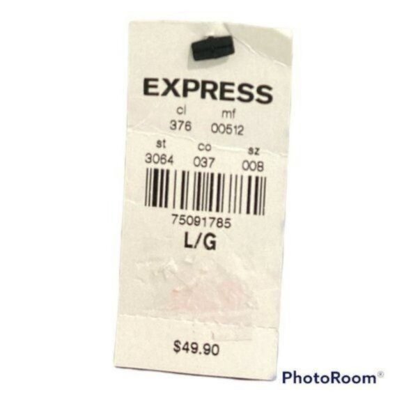 Express Cropped Long Sleeve Top NWT - Picture 4 of 8